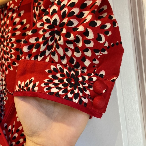 Vintage MNG cottony wrap dress - Picture 6 of 7